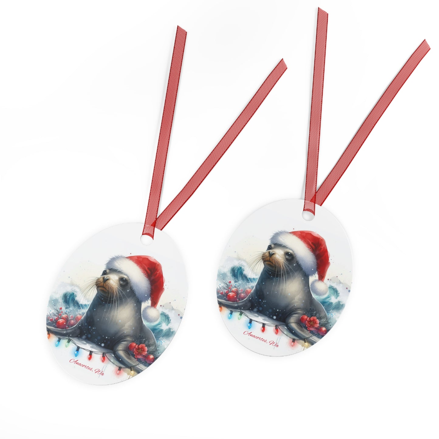 ANACORTES Elsie Mae Metal Ornament