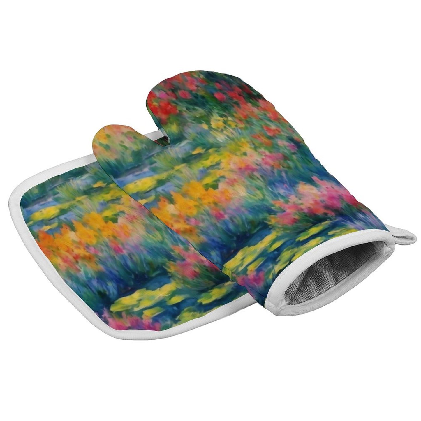 WILDFLOWER POND Oven Mitt Set of 2