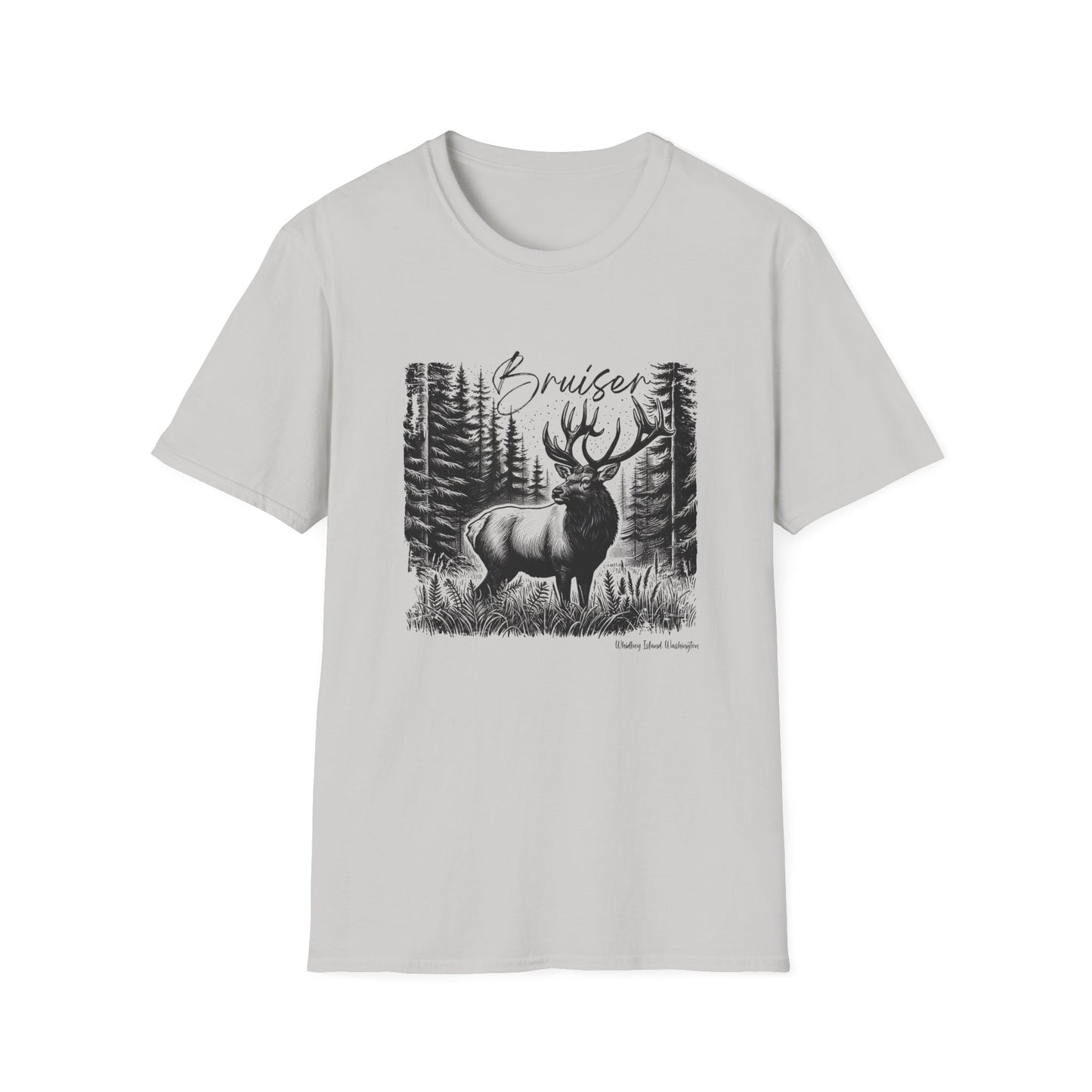 6 Bruiser - Whidbey Island Elk - Unisex Softstyle T-Shirt