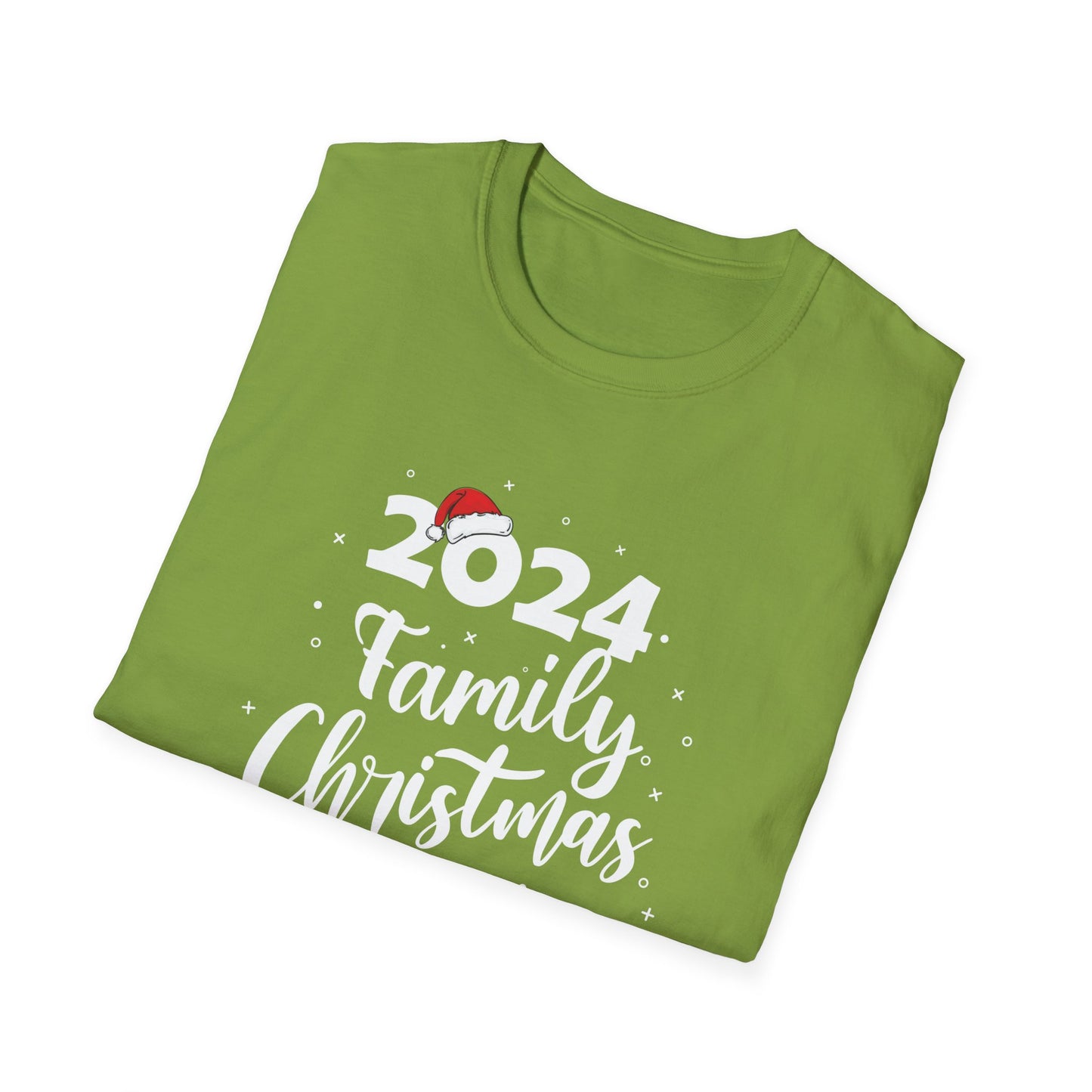 FAMILY CHRISTMAS 2024 JOY Unisex Softstyle T-Shirt