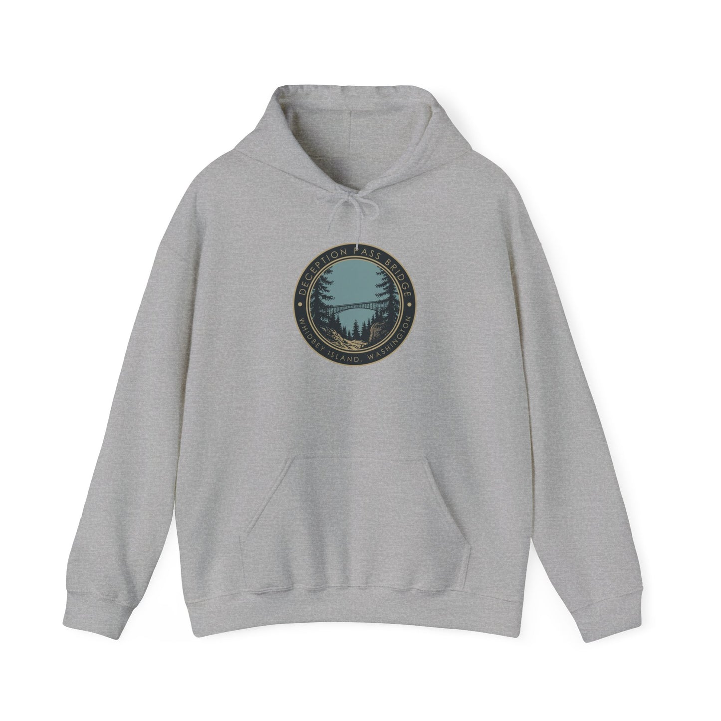 DECEPTION PASS BRIDGE, LOOKOUT Unisex Heavy Blend™ Hooded Sweatshirt