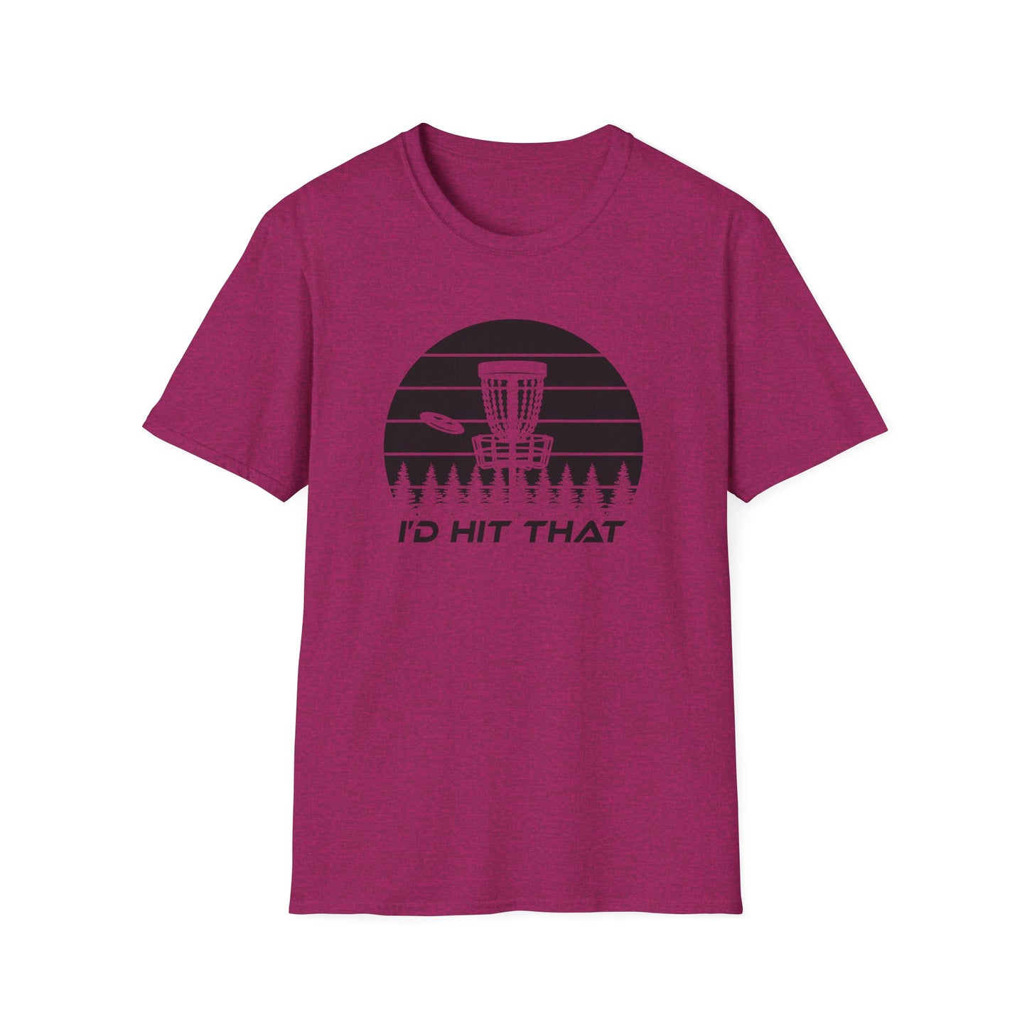 ID HIT THAT - DISC GOLF Unisex Softstyle T-Shirt