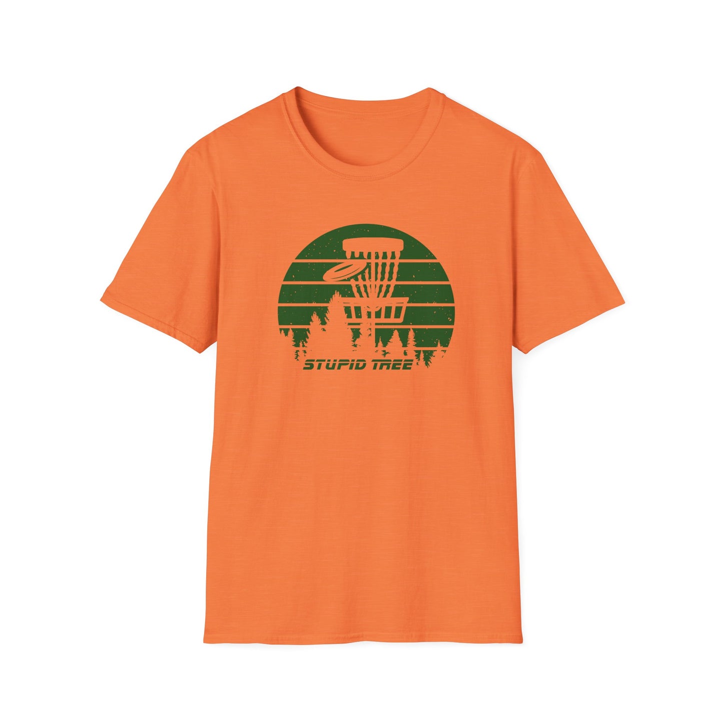 STUPID TREE DISC GOLF Unisex Softstyle T-Shirt