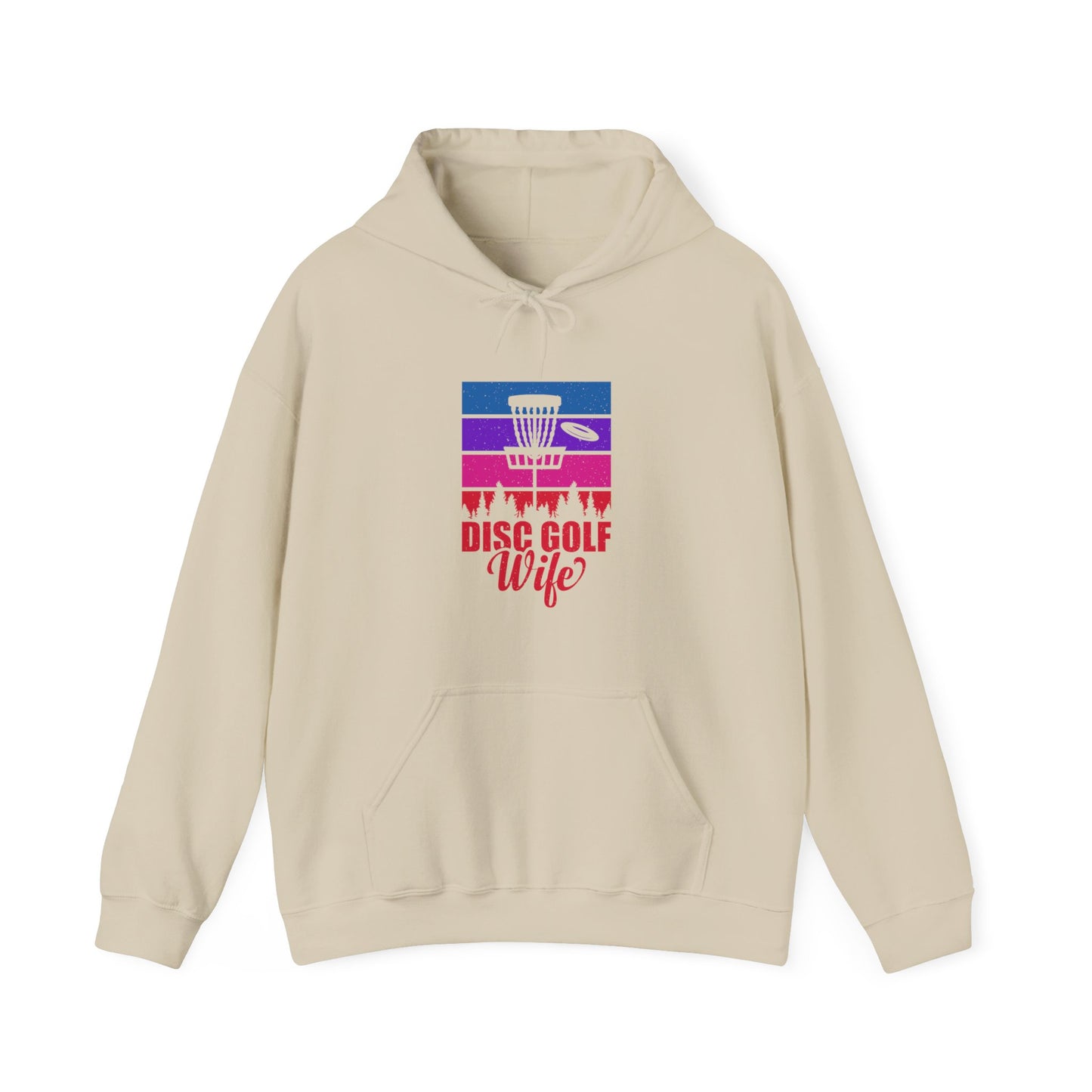 DISC GOLF WIFE Unisex Heavy Blend™ Hooded Sweatshirt