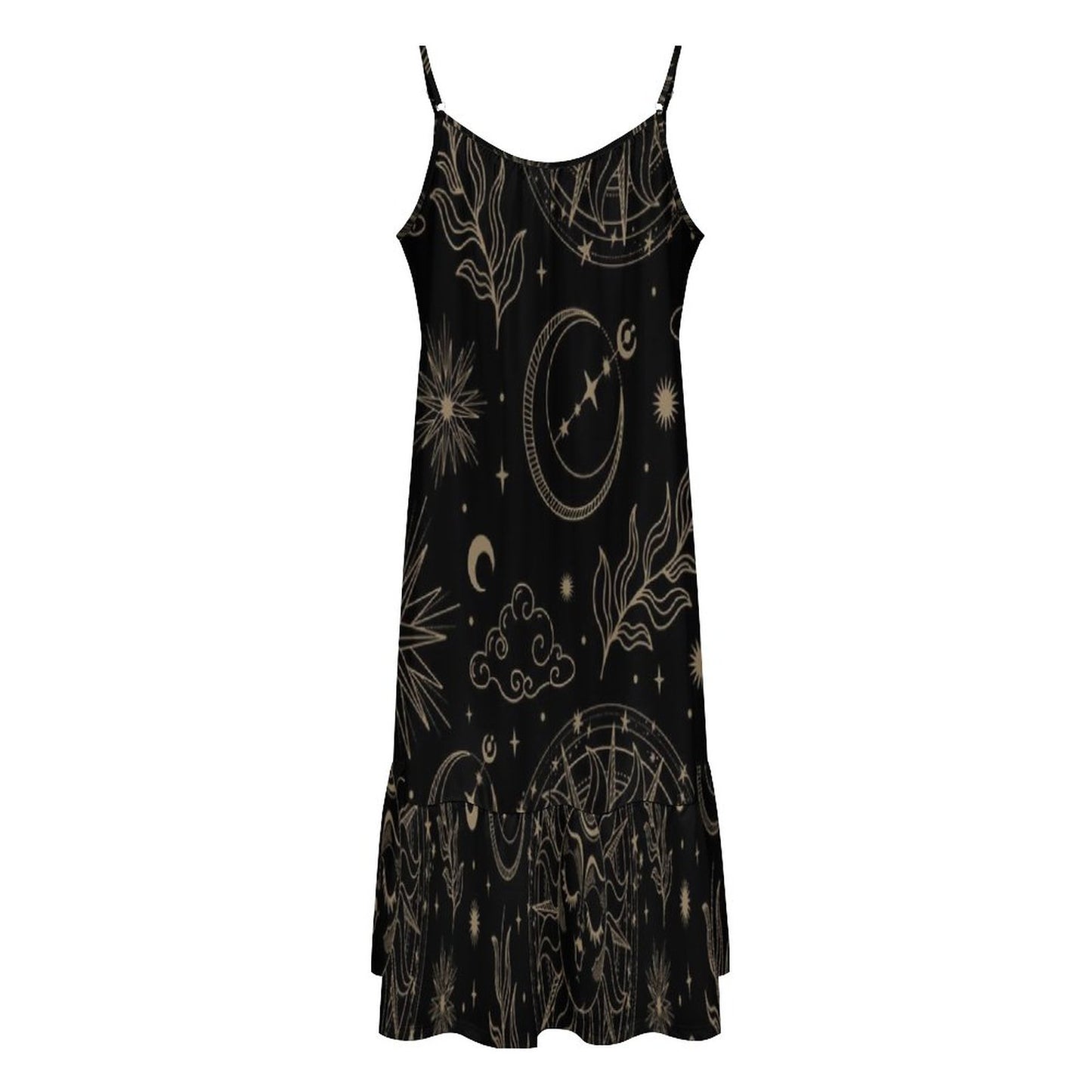 Spaghetti Strap Dress KQ (All-Over Printing)