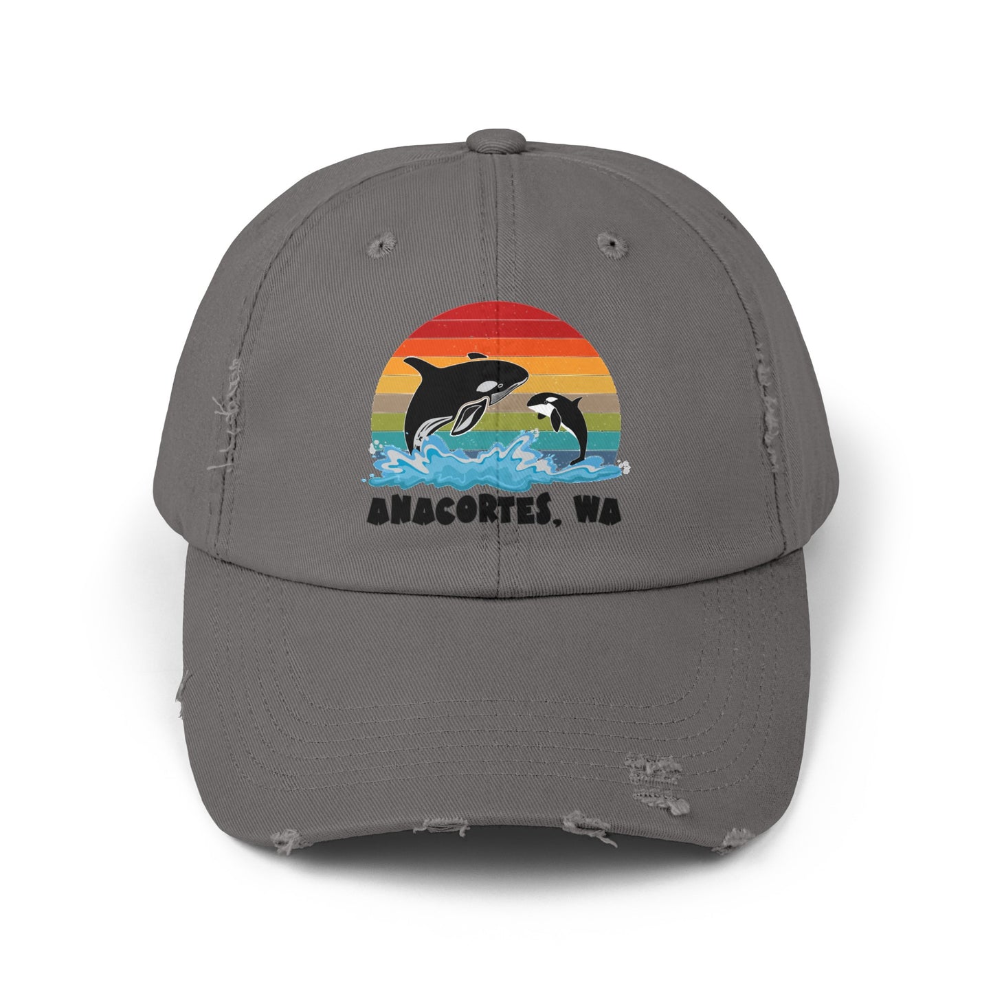 ORCAS ANACORTES Unisex Distressed Cap