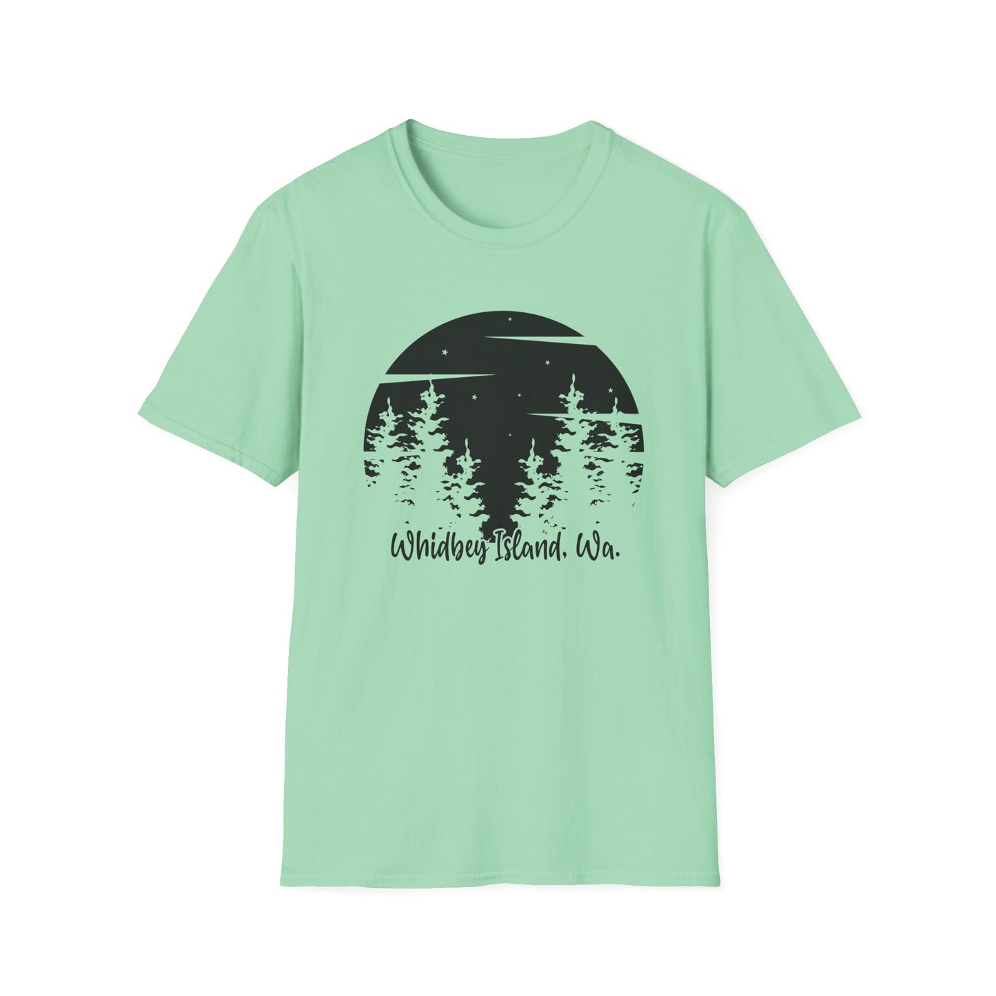 Whidbey Island Moonlight Unisex Softstyle T-Shirt