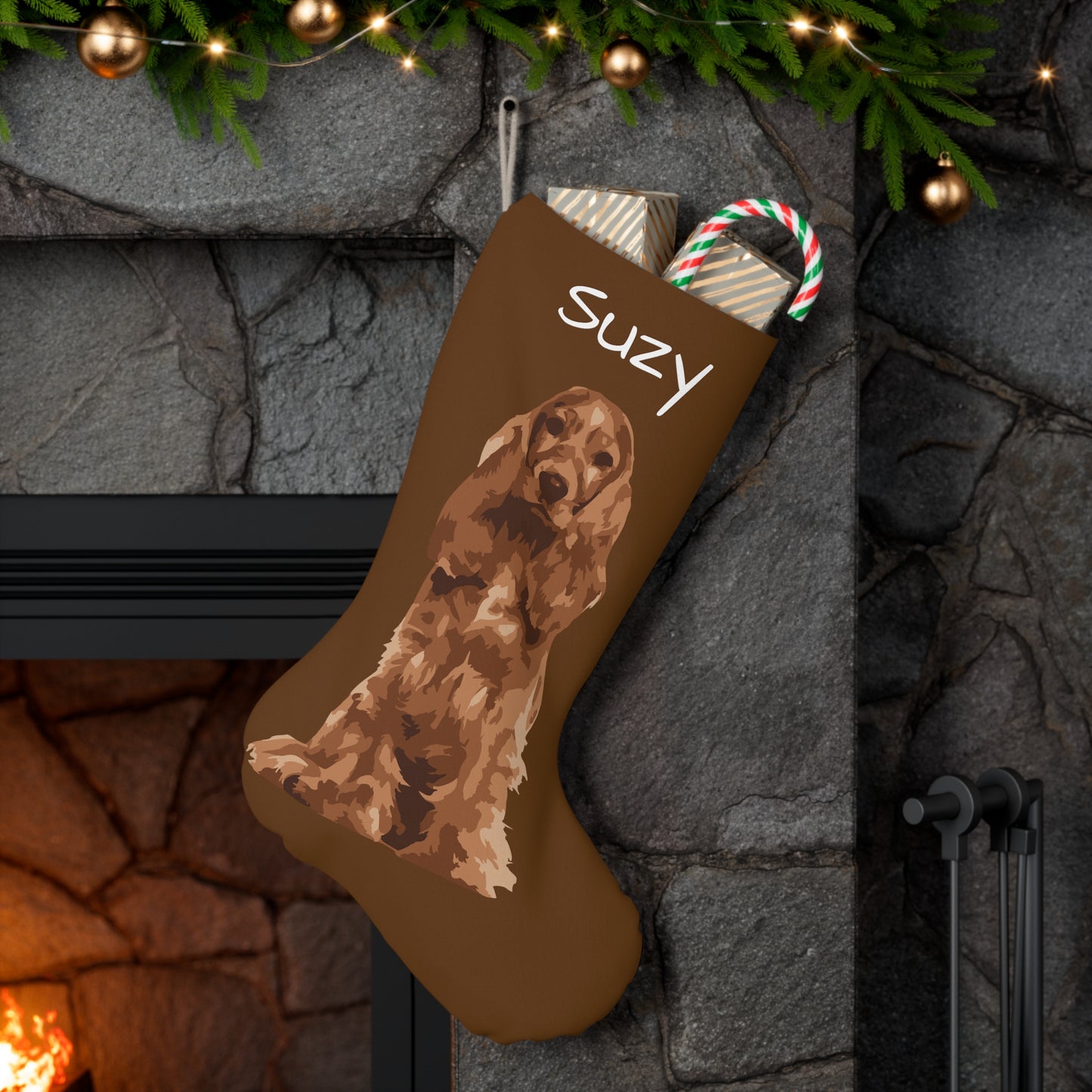 CUSTOM Santa Stocking