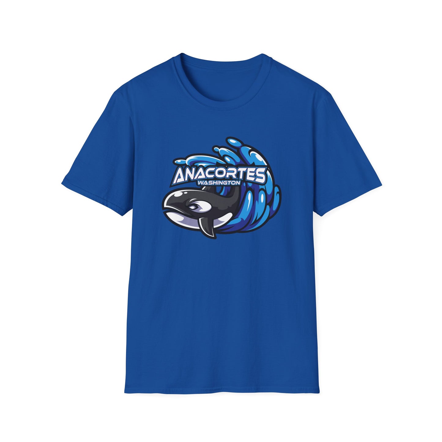 ANACORTES ORCA MASCOT Unisex Softstyle T-Shirt