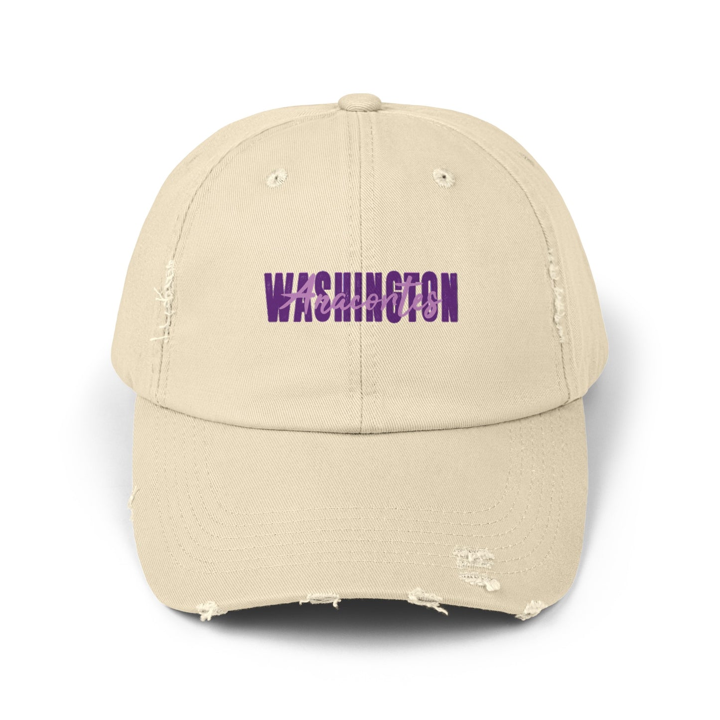 ANACORTES WASHINGTON TEXT Unisex Distressed Cap