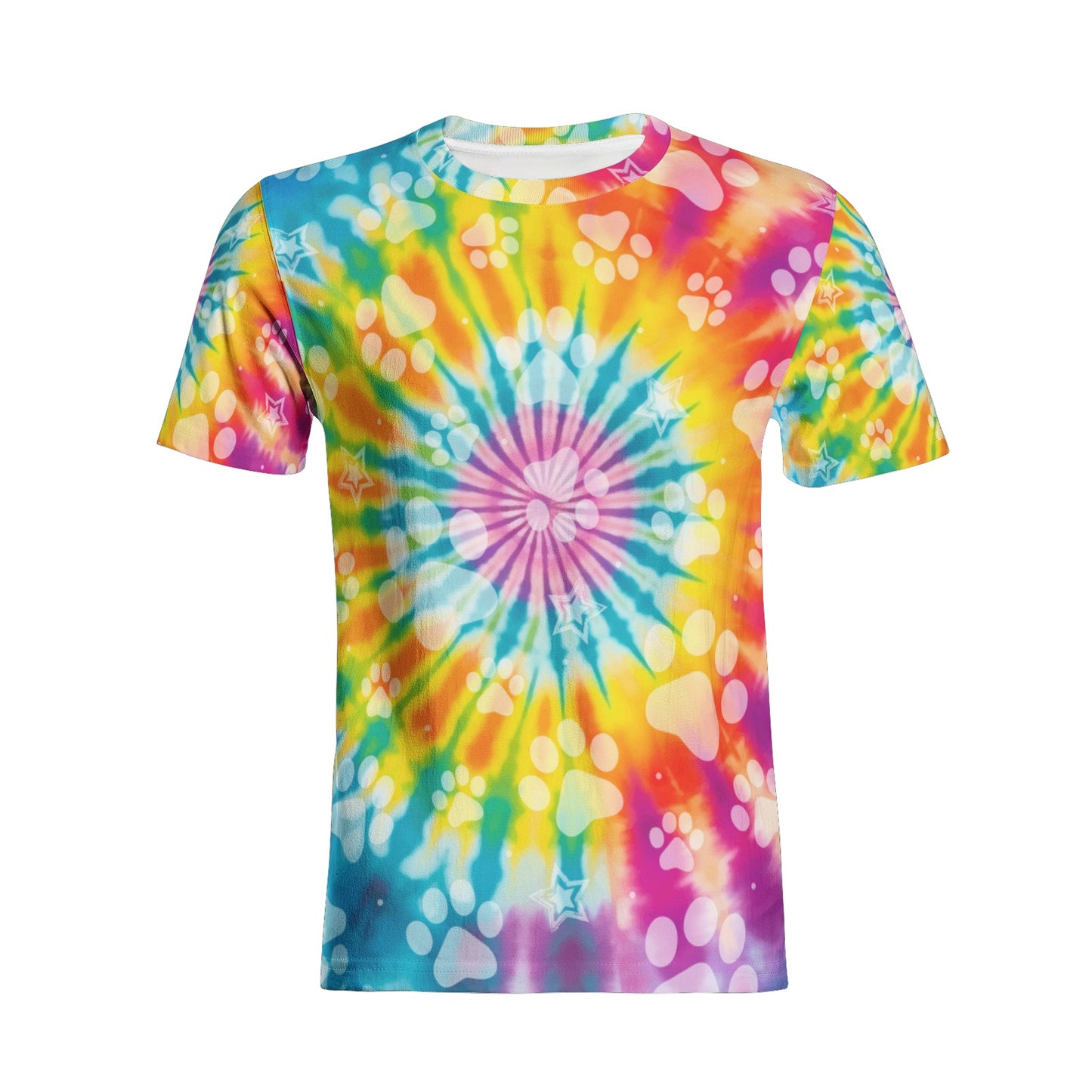 GROOVY PAWS Unisex All-Over Print Cotton T-shirts