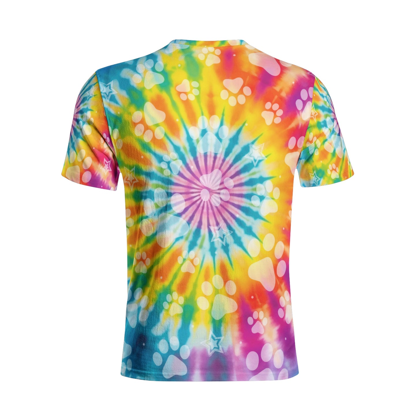 GROOVY PAWS Unisex All-Over Print Cotton T-shirts