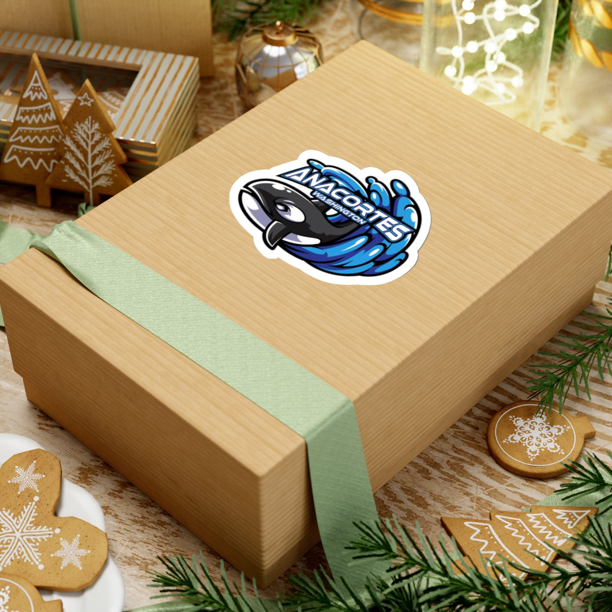 ANACORTES ORCA MASCOT Sticker