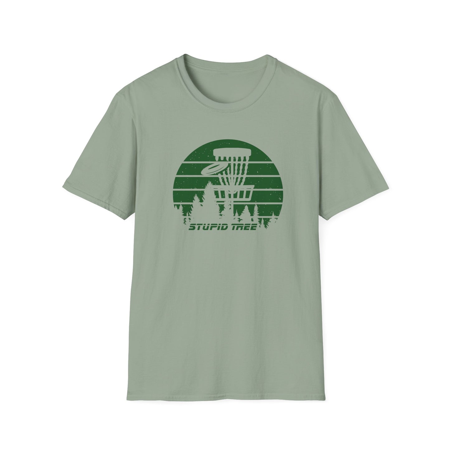 STUPID TREE DISC GOLF Unisex Softstyle T-Shirt