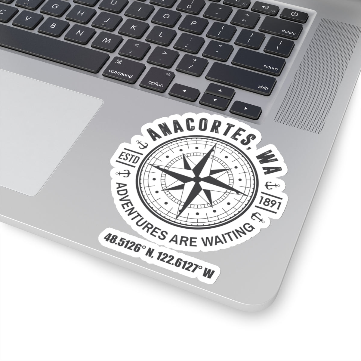 ANACORTES COMPASS Sticker