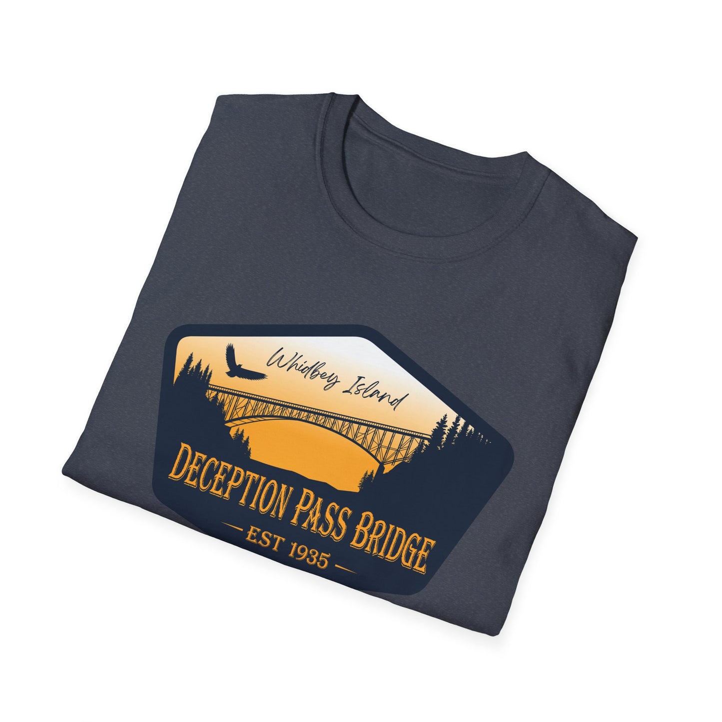 DECEPTION PASS BRIDGE, EST Unisex Softstyle T-Shirt