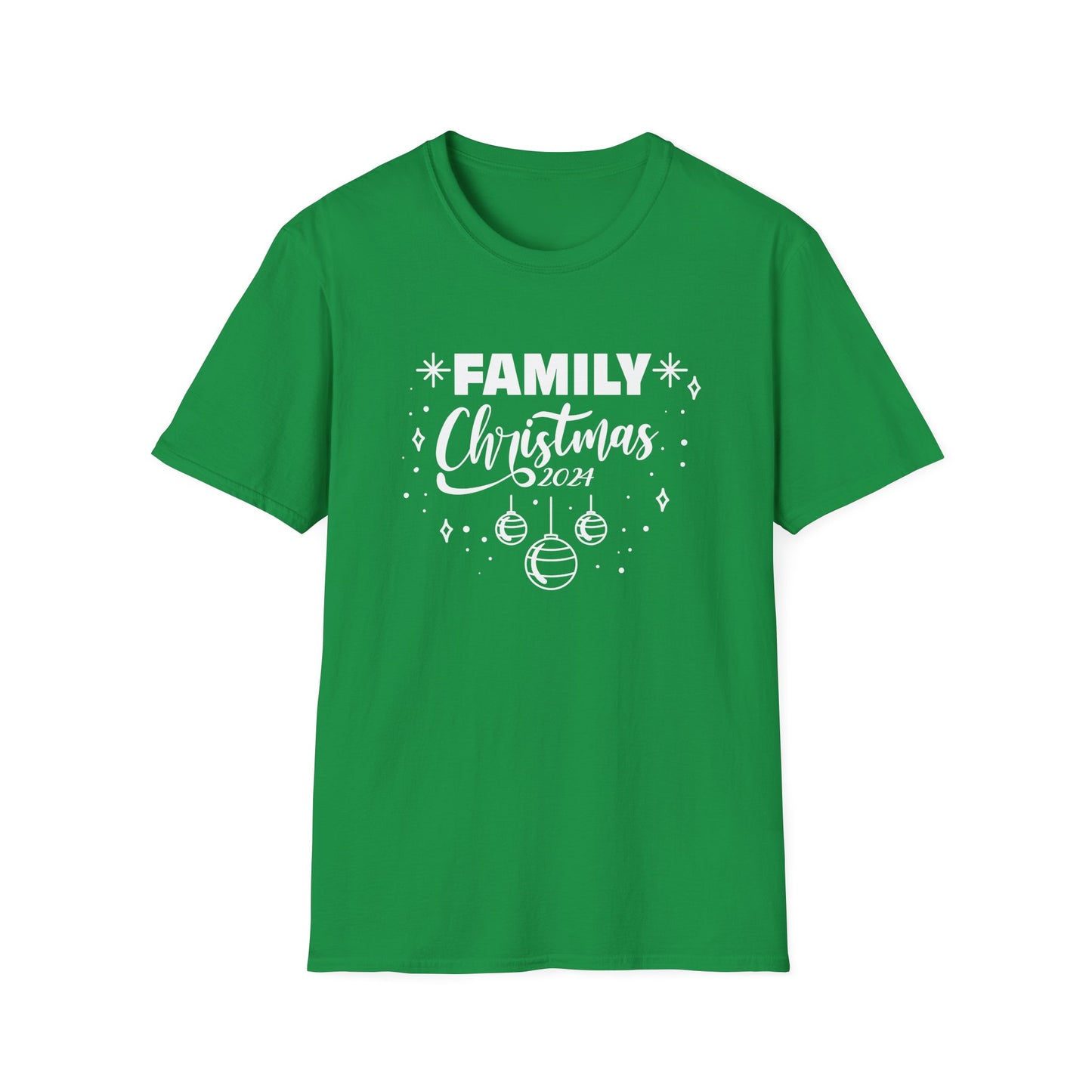FAMILY CHRISTMAS 2024 Ornaments Unisex Softstyle T-Shirt