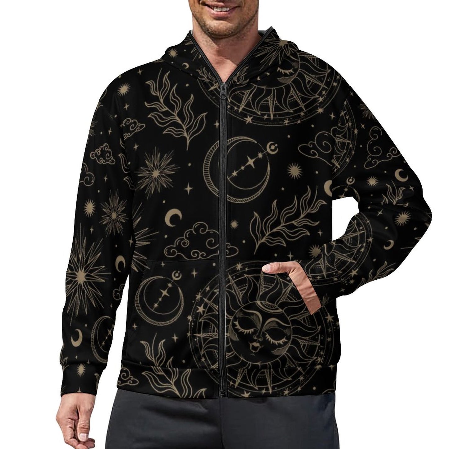 230gsm Custom Zip up Hoodie WY14 (All-Over Printing)