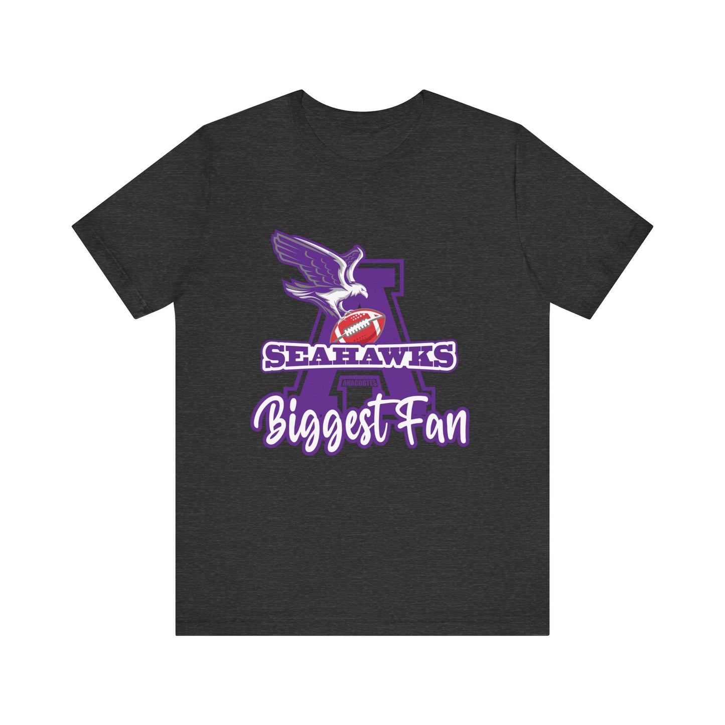ANACORTES SEAHAWKS BIGGEST FAN Unisex Jersey Short Sleeve Tee