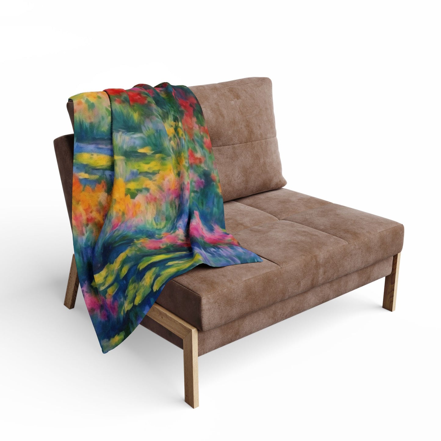 WILDFLOWER POND Arctic Fleece Blanket