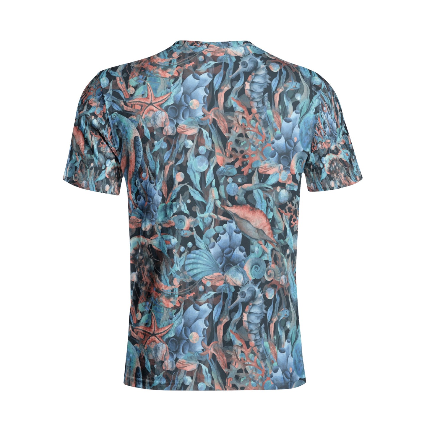 Island Life - Under the Sea Unisex All-Over Print Cotton T-shirts