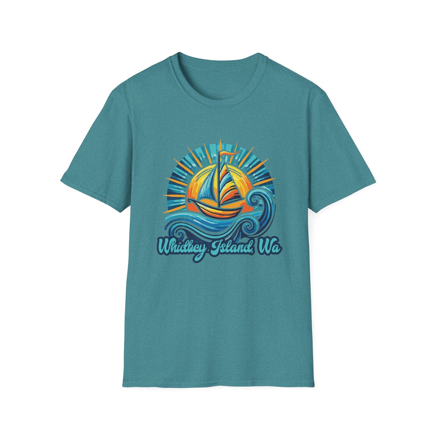 WHIDBEY ISLAND WA Celebrate Unisex Softstyle T-Shirt