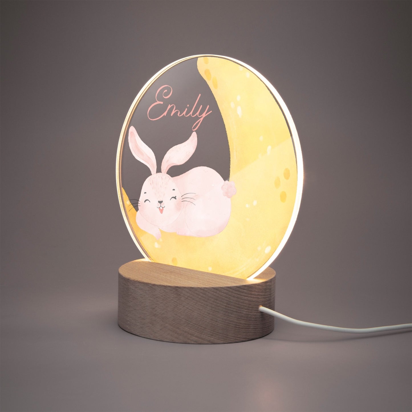 1062. Acrylic Plaque with Stand - Round