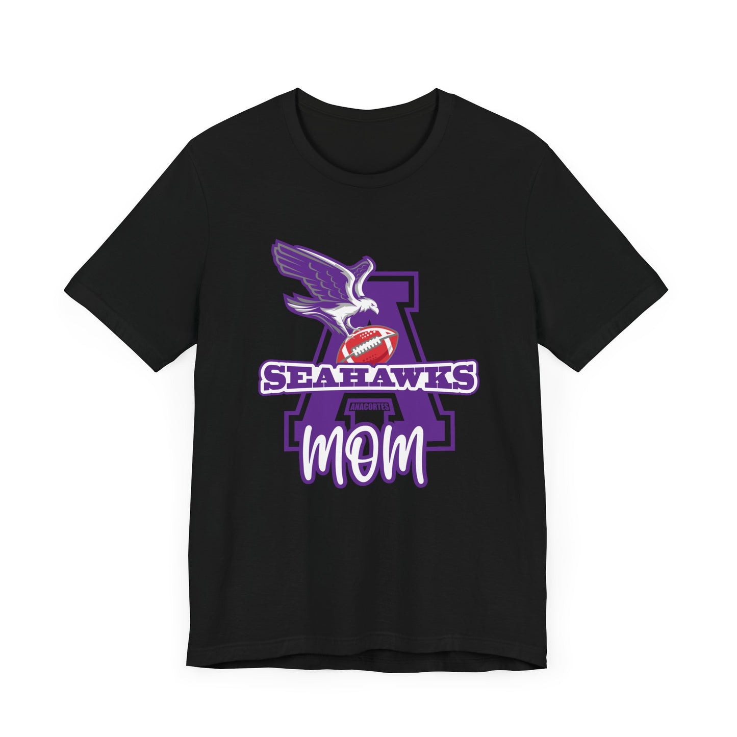 ANACORTES SEAHAWKS MOM Unisex Jersey Short Sleeve Tee
