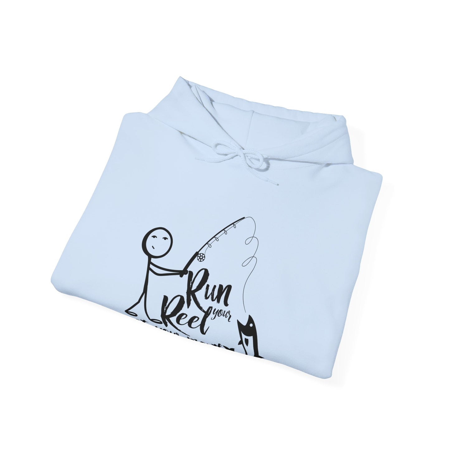 Copy of RUN YOUR REEL - 8 Unisex Heavy Blend™ Hooded Sweatshirt