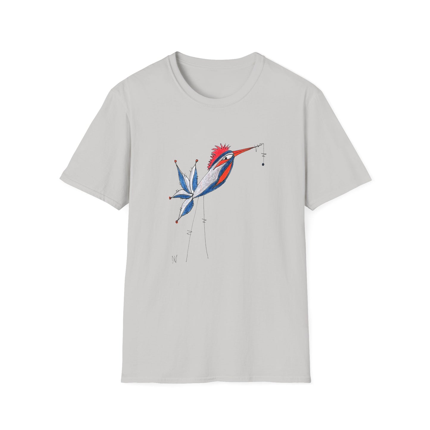 Whimzy Bird Unisex Softstyle T-Shirt