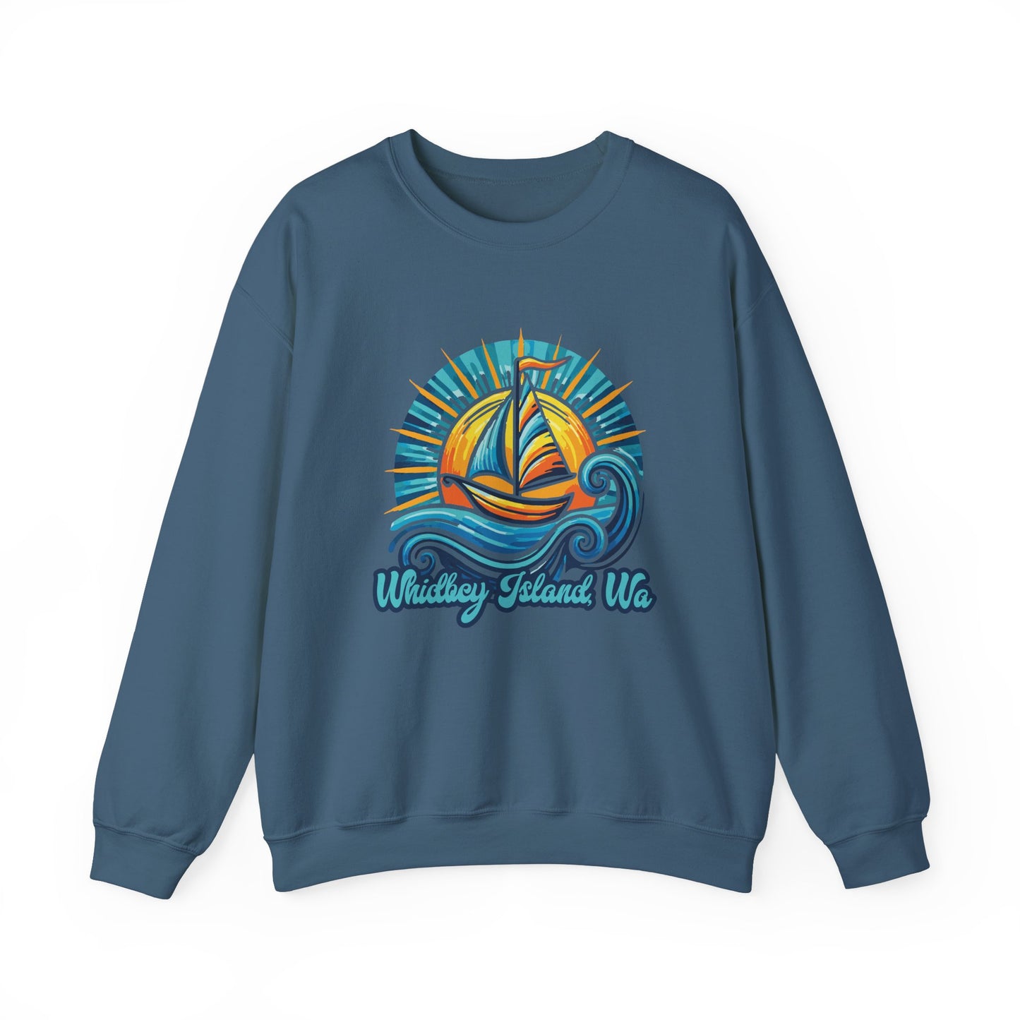 WHIDBEY ISLAND WA Celebrate Unisex Heavy Blend™ Crewneck Sweatshirt