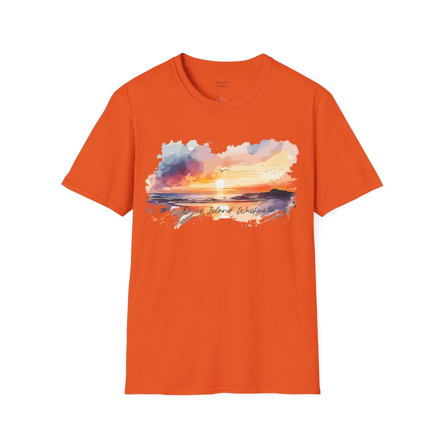 ORCAS ISLAND - Beach View Island Vibes Unisex Softstyle T-Shirt