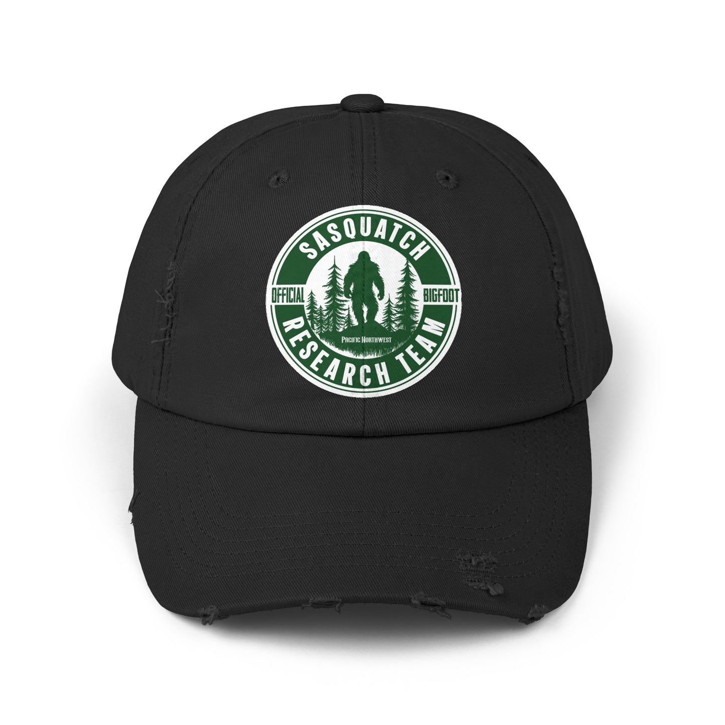 SASQUATCH - PNW Unisex Distressed Cap