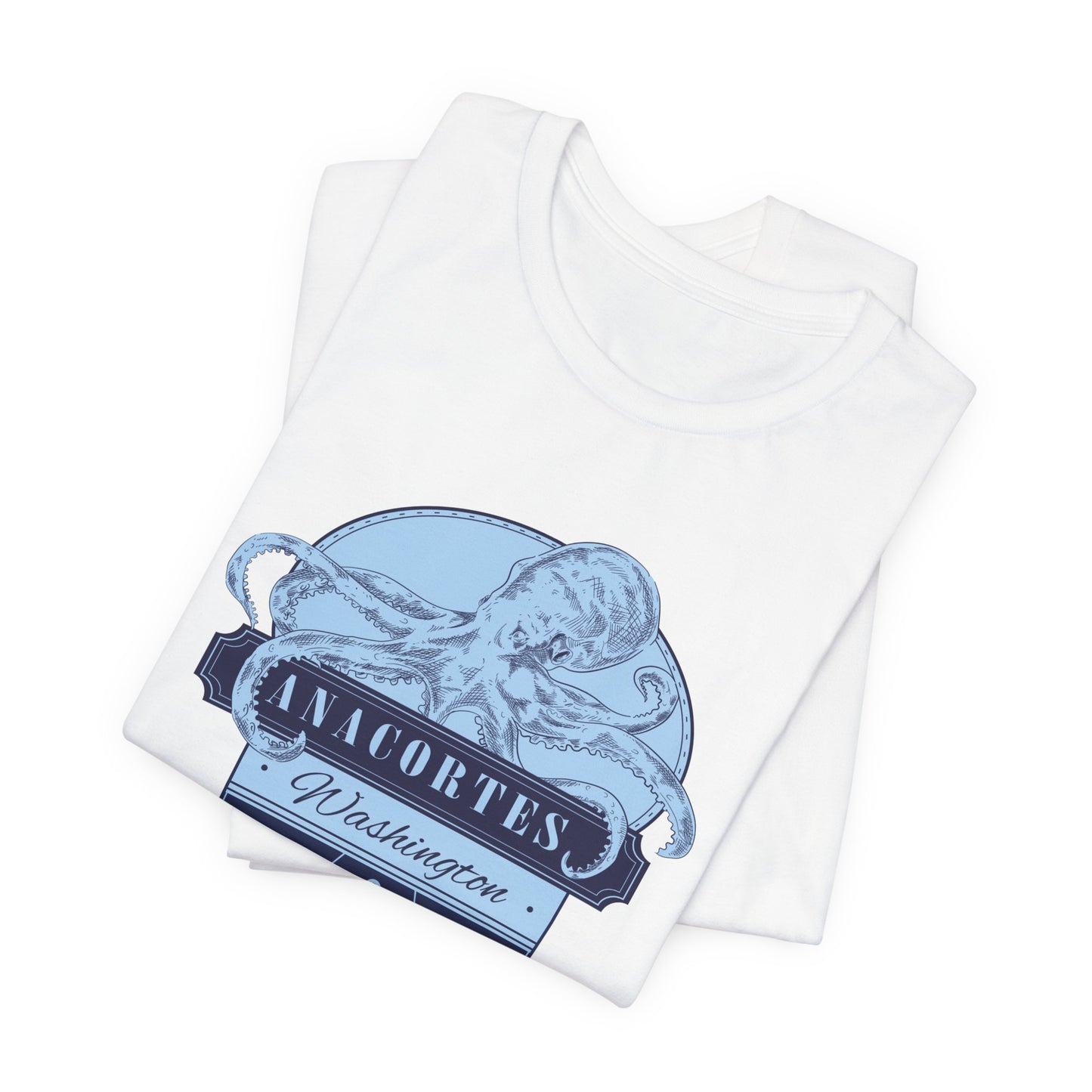 ANACORTES WA OCTOPUS Unisex Jersey Short Sleeve Tee
