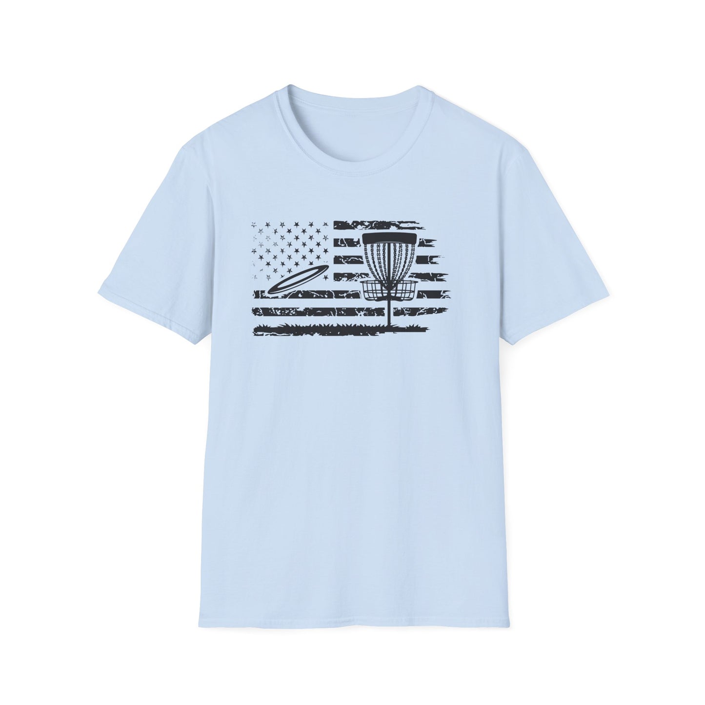FLAG USA - DISC GOLF Unisex Softstyle T-Shirt