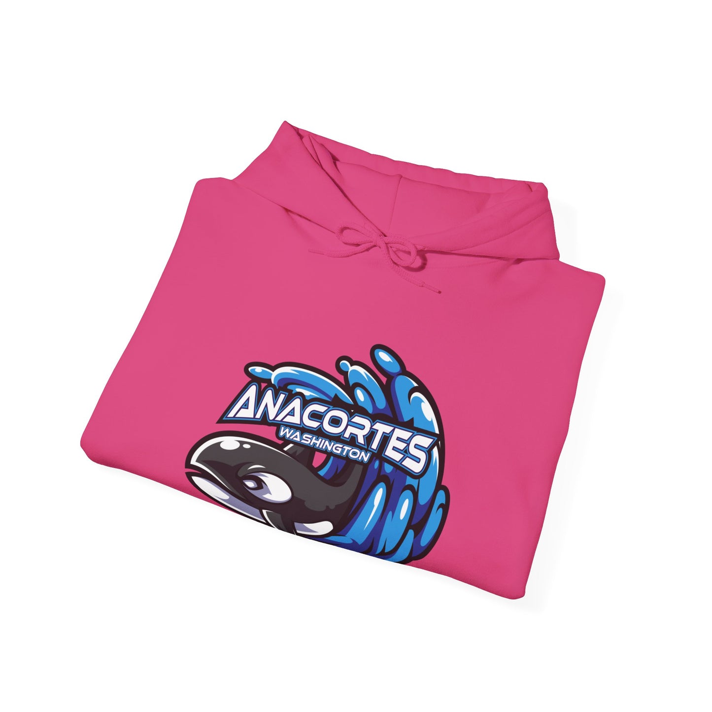 ANACORTES ORCA MASCOT Unisex Heavy Blend™ Hooded Sweatshirt