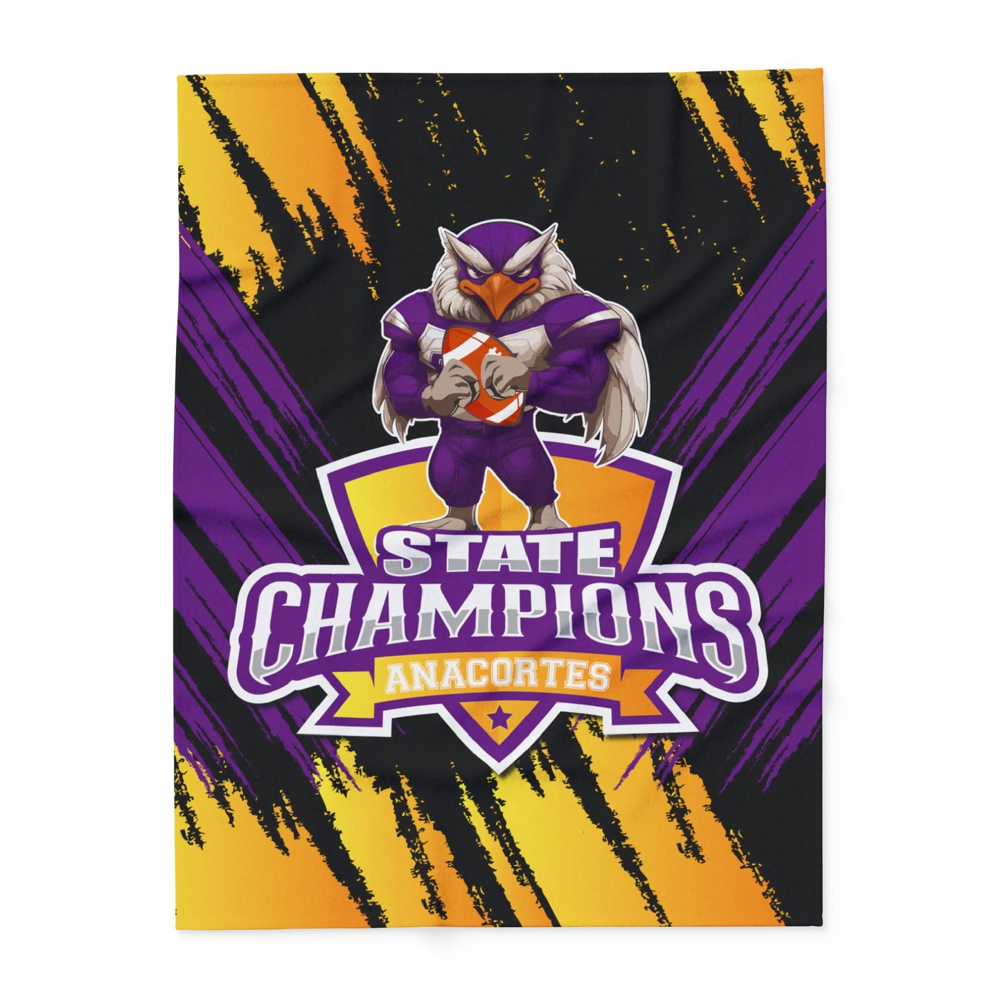 ANACORTES SEAHAWKS STATE CHAMP Arctic Fleece Blanket