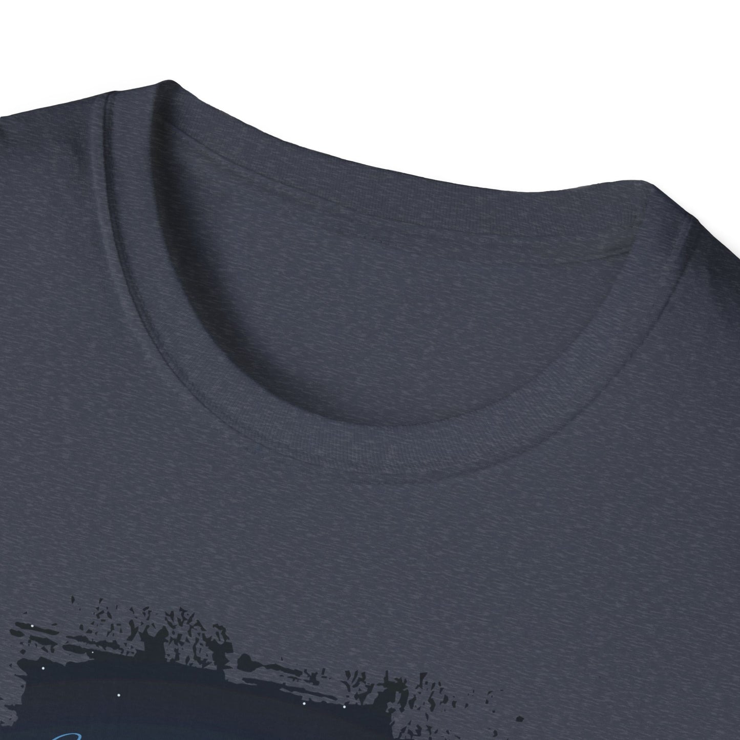 Whidbey Island Moon Night Unisex Softstyle T-Shirt