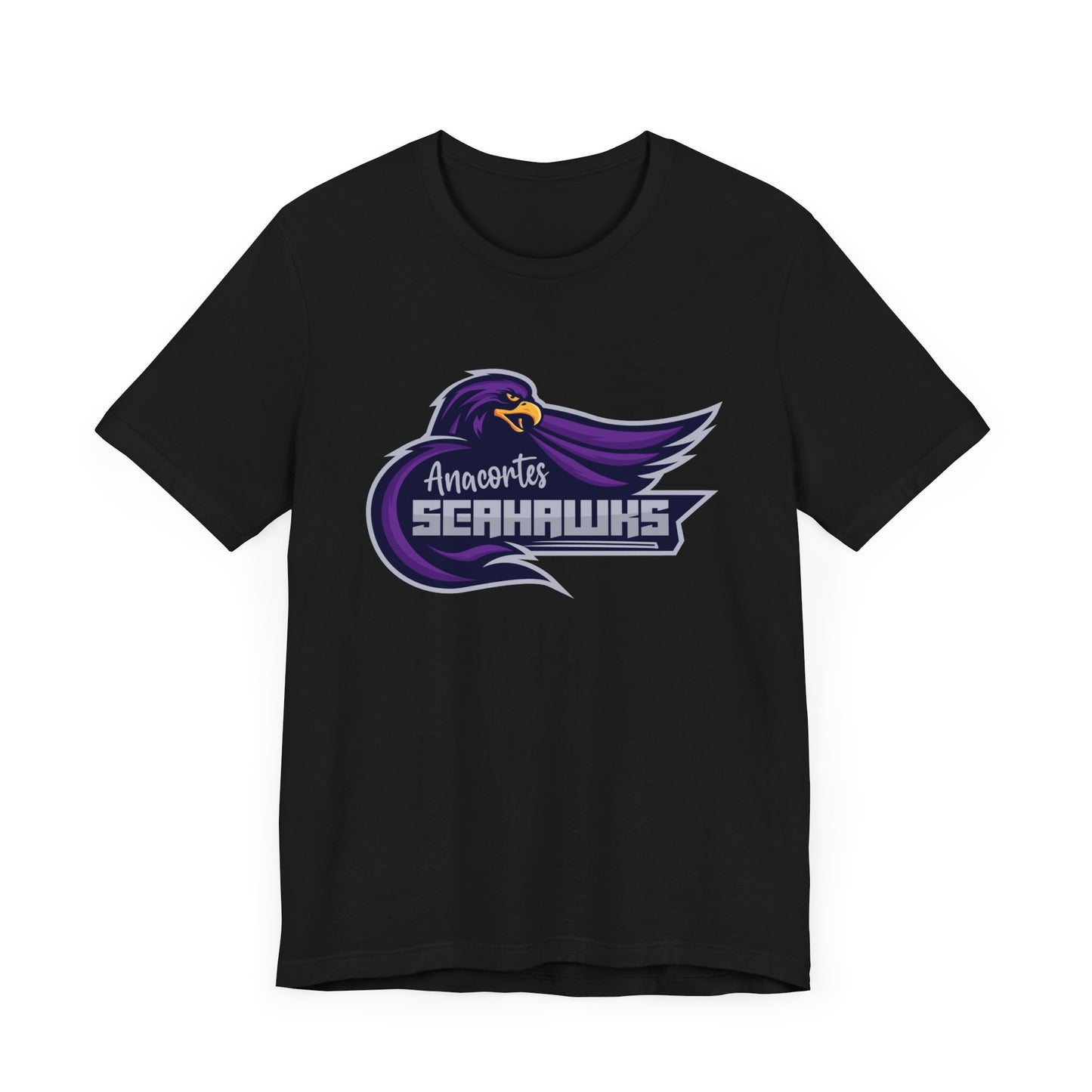ANACORTES SEAHAWKS swoosh2 Unisex Jersey Short Sleeve Tee
