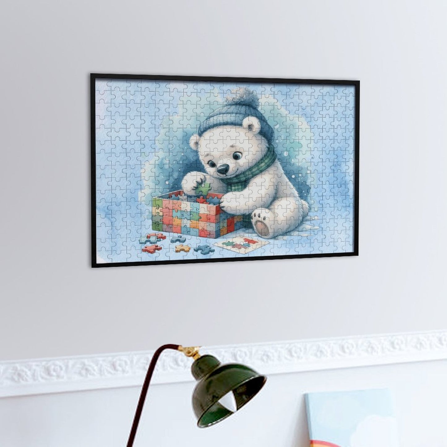 Winter Baby Bear Wooden Picture Puzzle