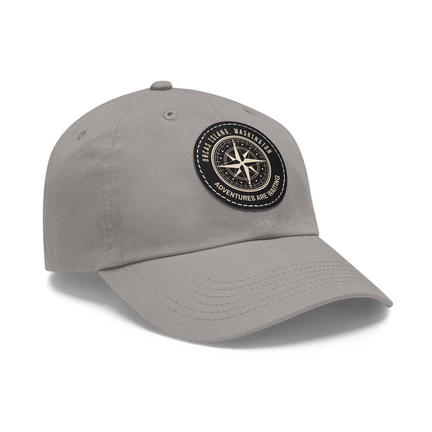 ORCAS COMPASS Hat with Leather Patch (Round)