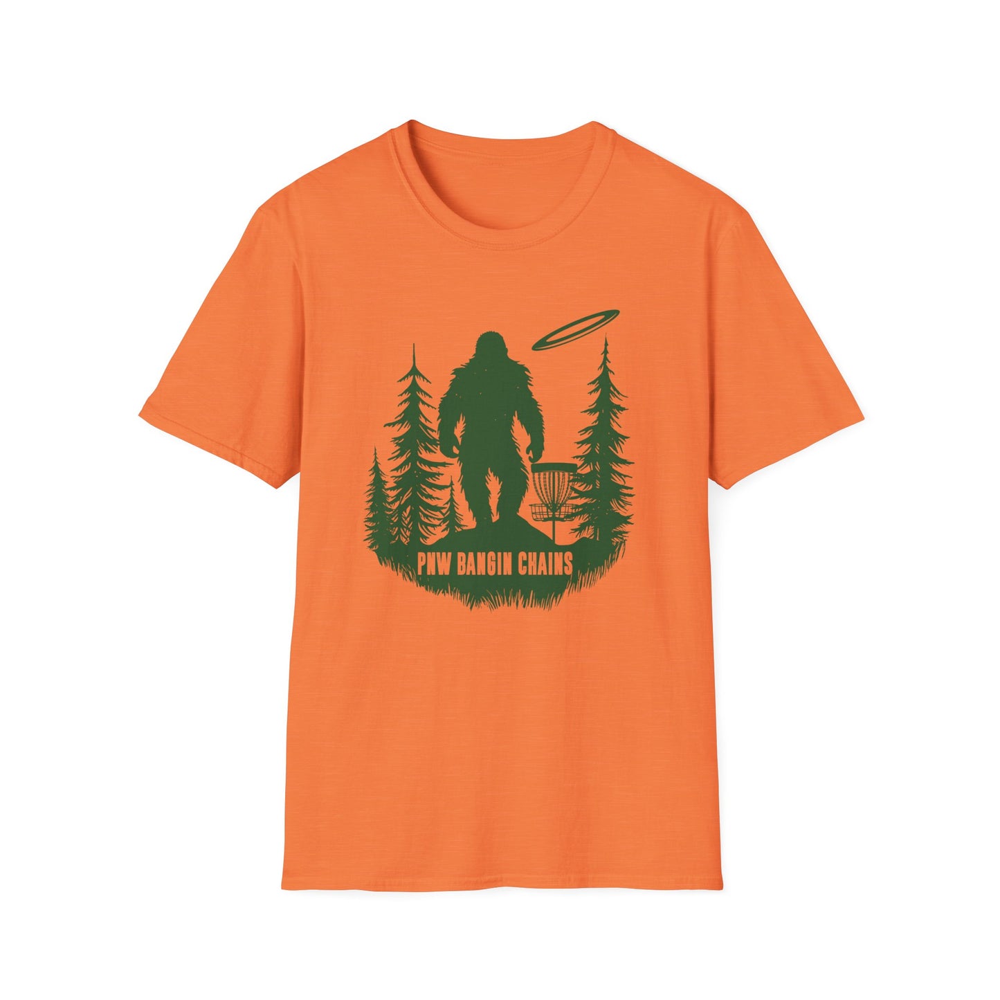 PNW BANGIN CHAINS - BIG FOOT Unisex Softstyle T-Shirt