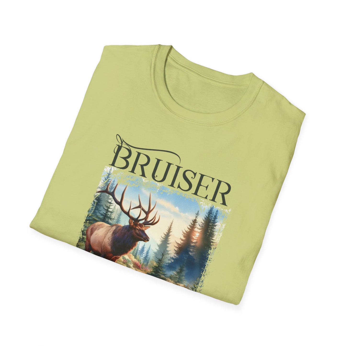 3 Bruiser - Whidbey Island Elk - Unisex Softstyle T-Shirt
