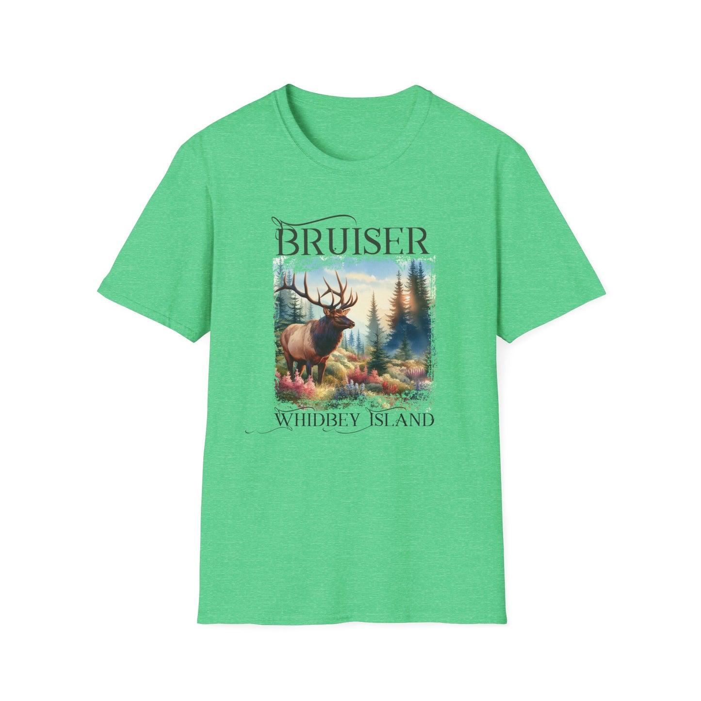 3 Bruiser - Whidbey Island Elk - Unisex Softstyle T-Shirt
