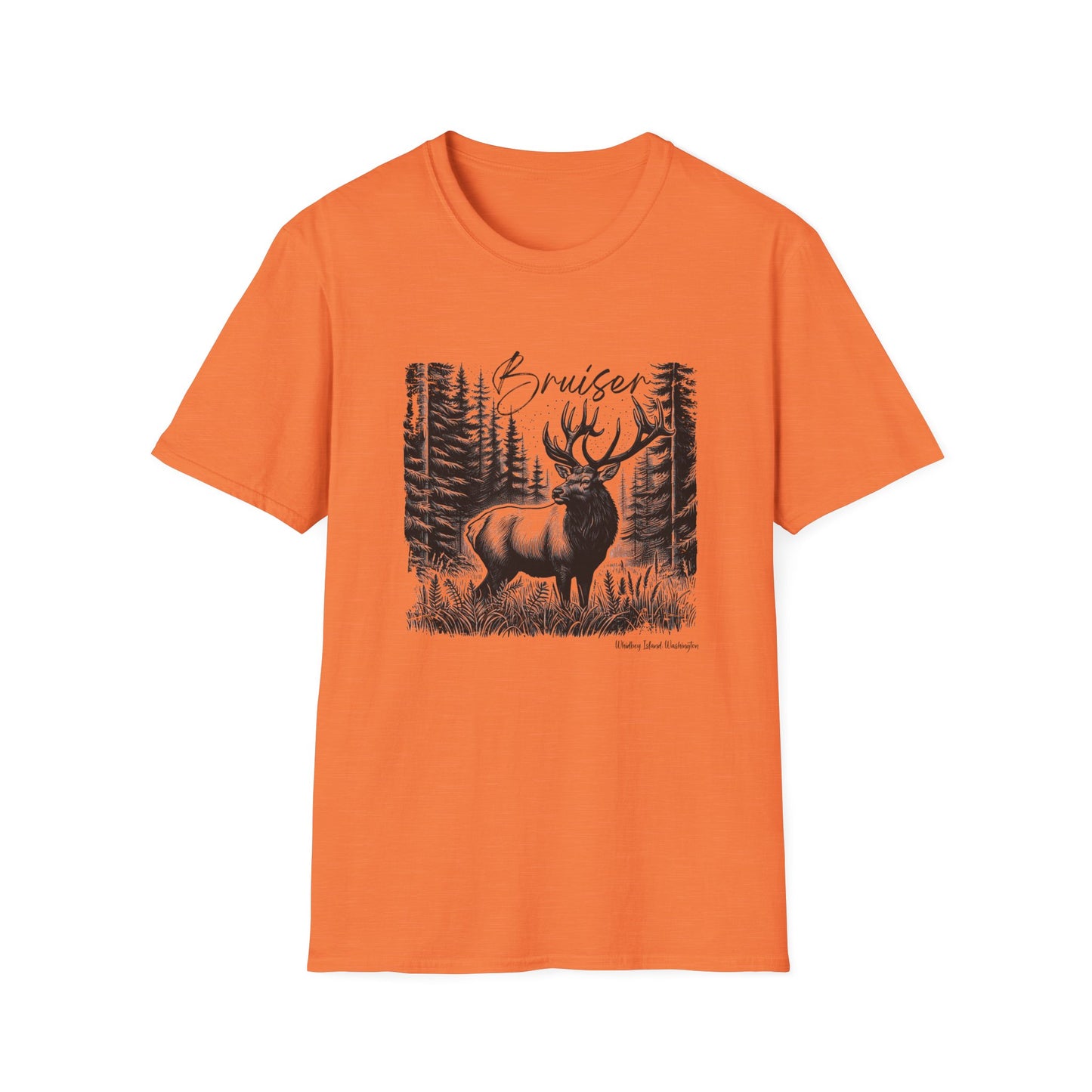 6 Bruiser - Whidbey Island Elk - Unisex Softstyle T-Shirt