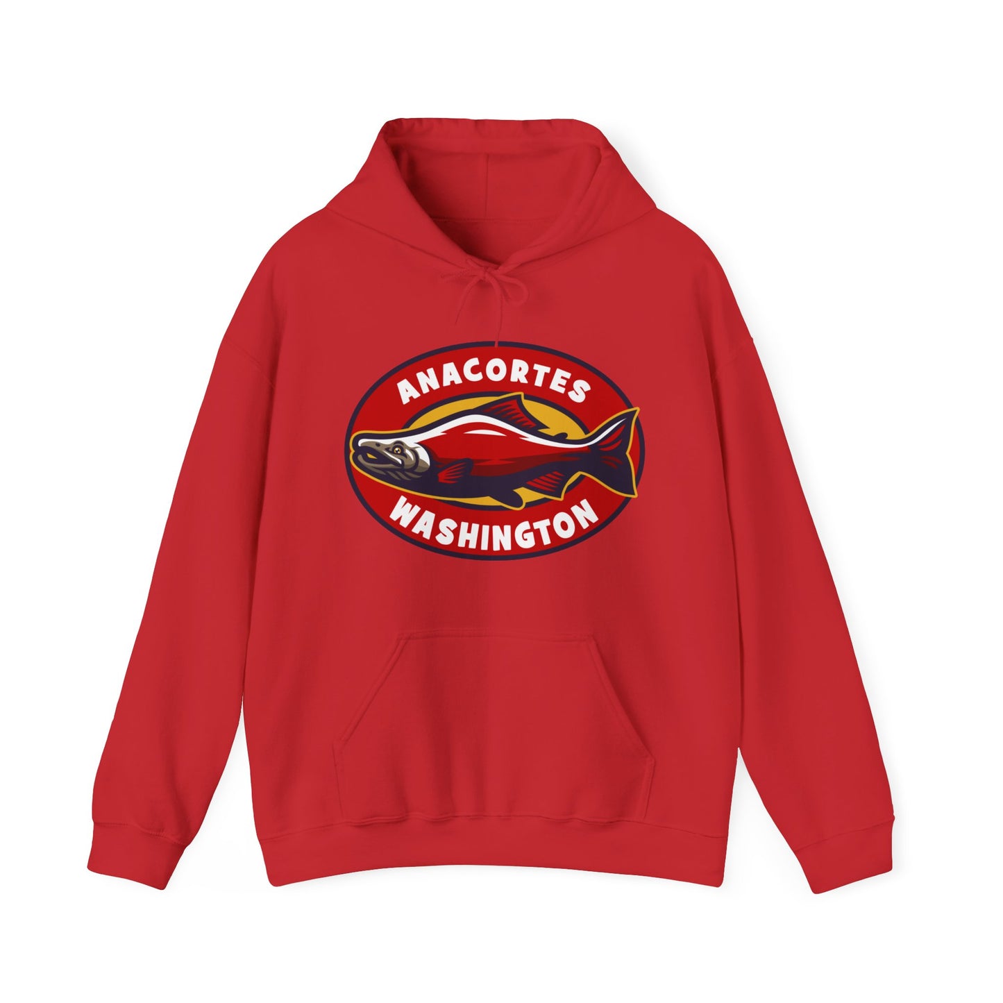 ANACORTES SALMON Unisex Heavy Blend™ Hooded Sweatshirt