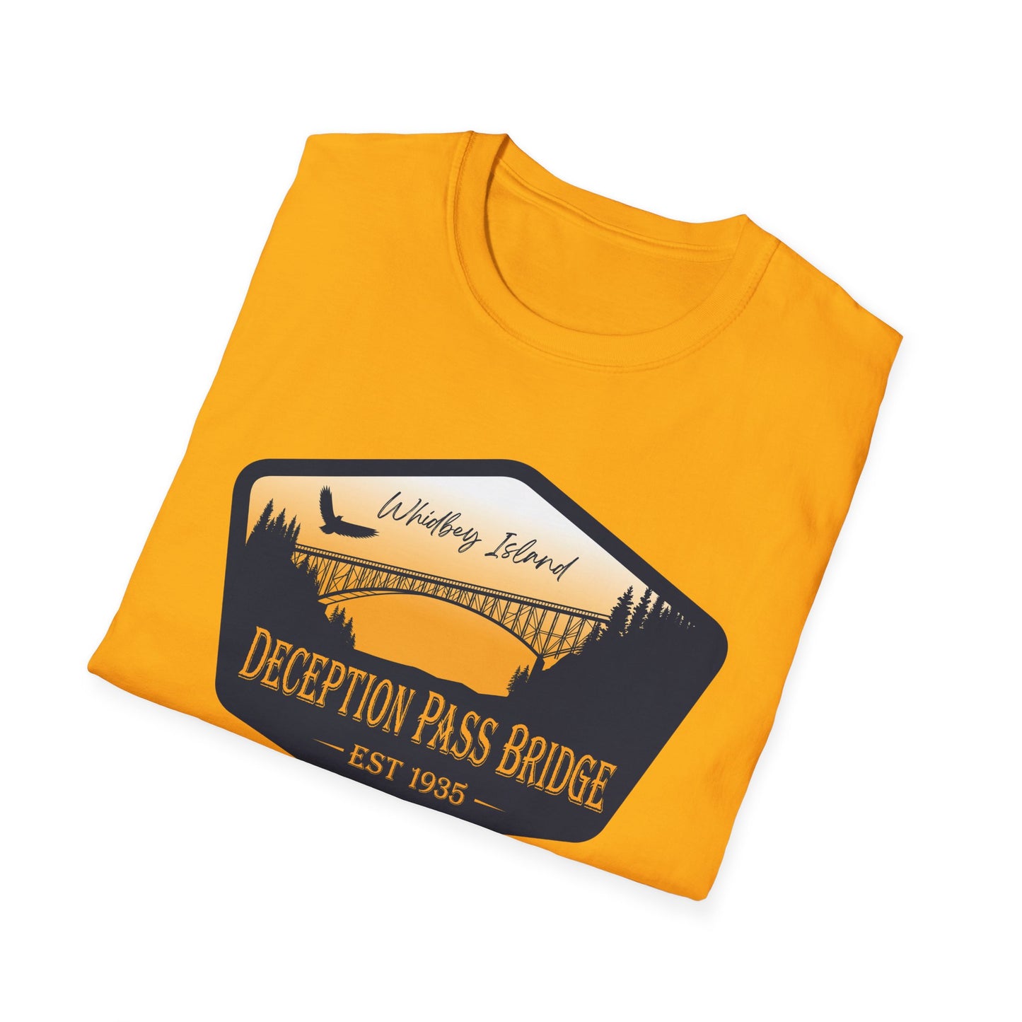 DECEPTION PASS BRIDGE, EST Unisex Softstyle T-Shirt