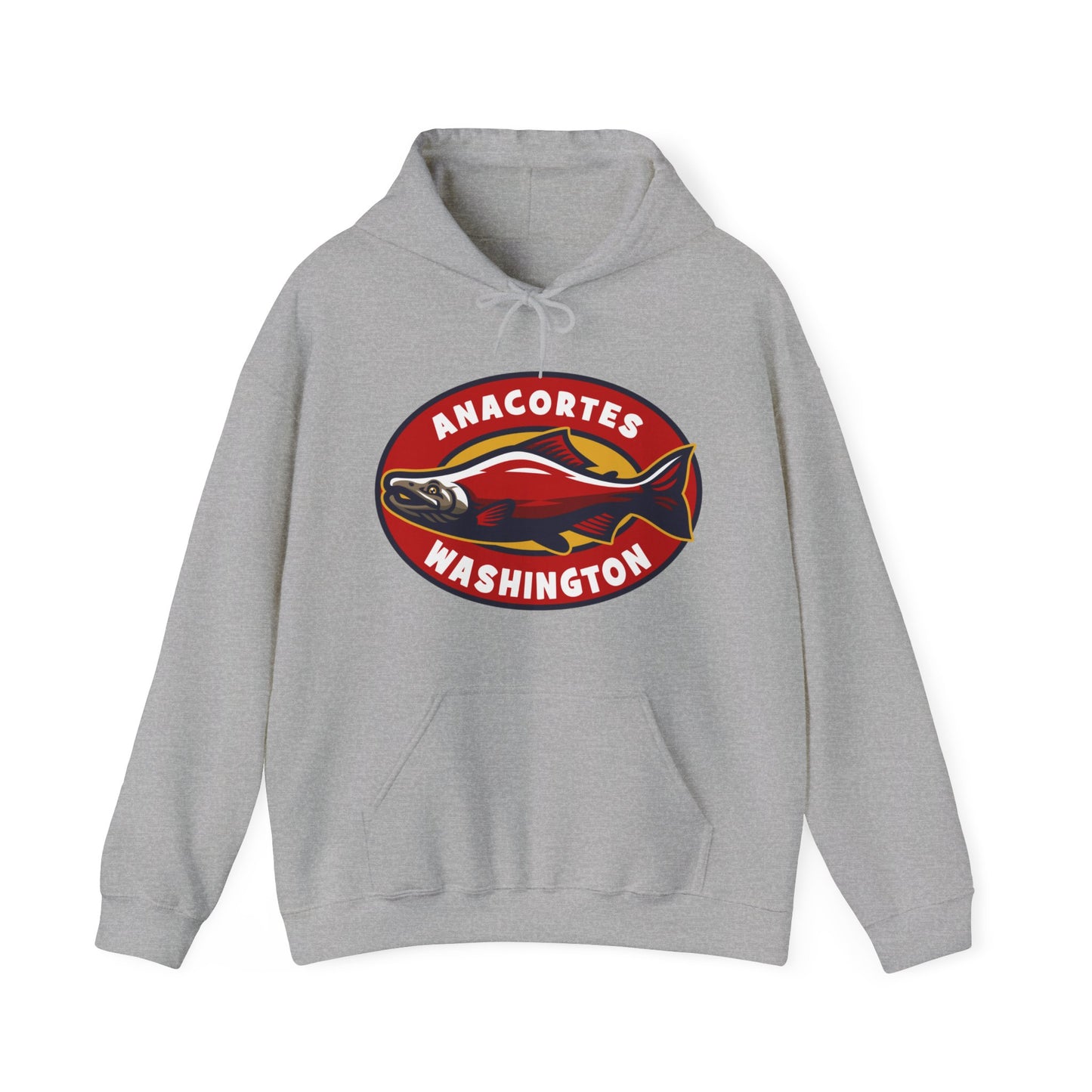 ANACORTES SALMON Unisex Heavy Blend™ Hooded Sweatshirt
