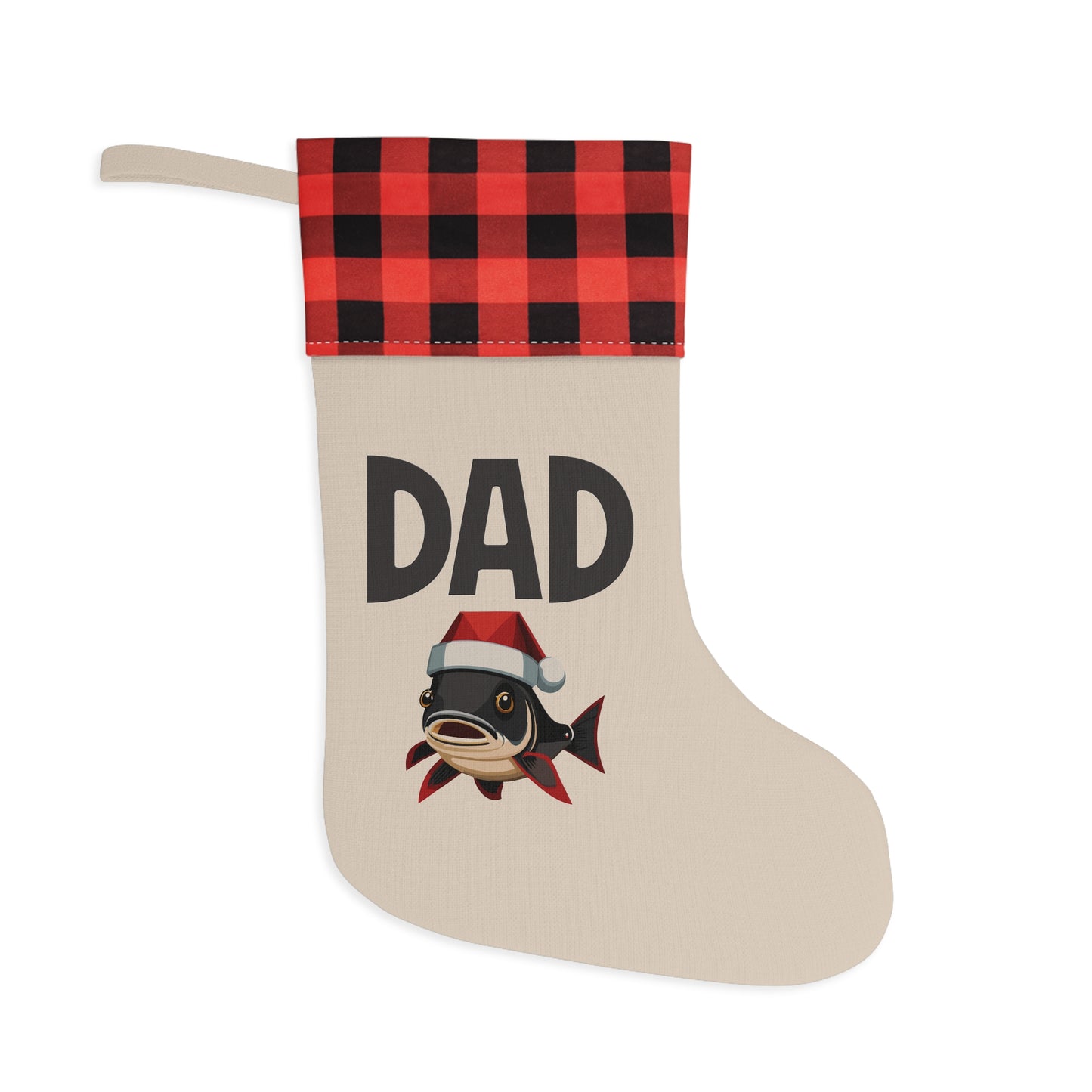 DAD FISH Christmas Stocking