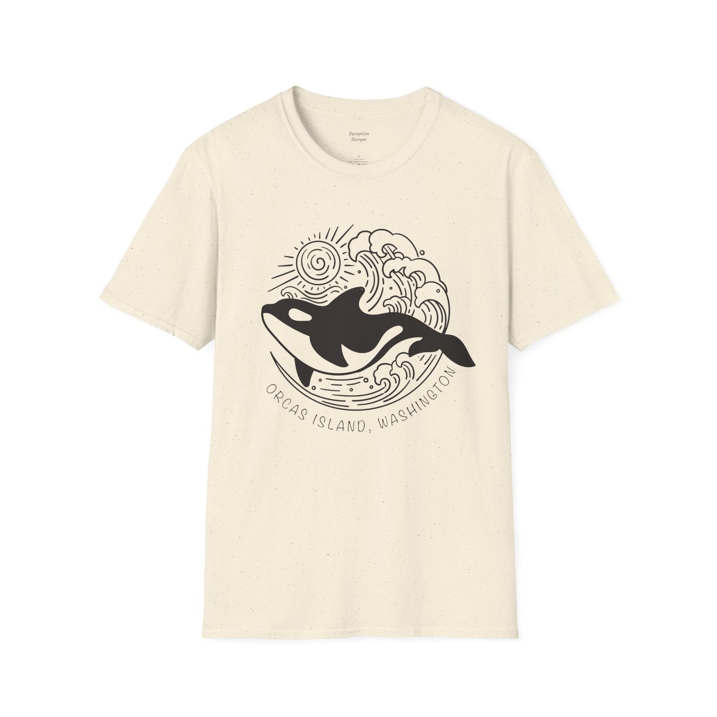 ORCAS ISLAND - Ocean Whale Unisex Softstyle T-Shirt - Bulk